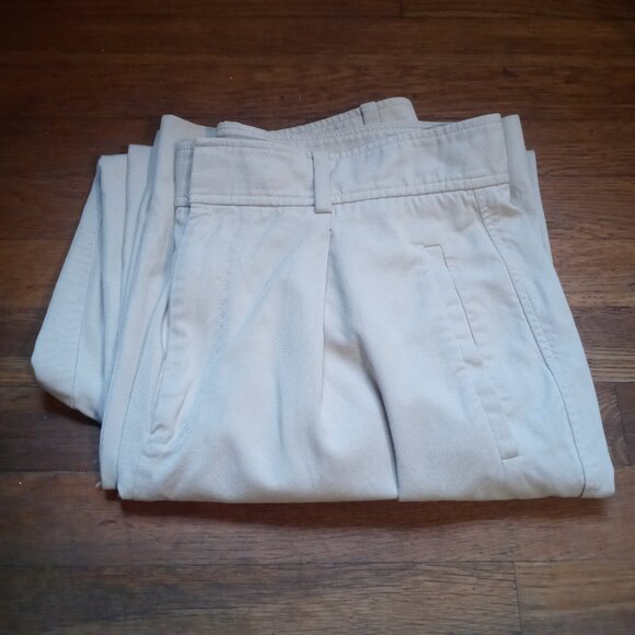 EVERLANE the draper pleated pants in sandstone (12R) - Picture 13 of 16